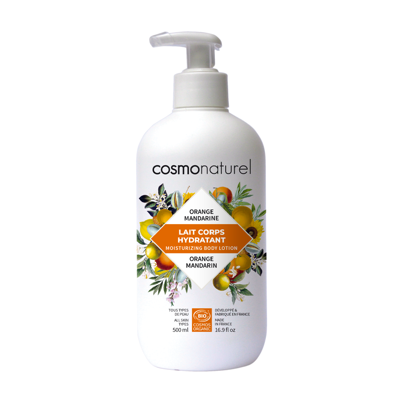 Lait Corps Hydratant BIO Orange & Mandarine – Cosmo Naturel